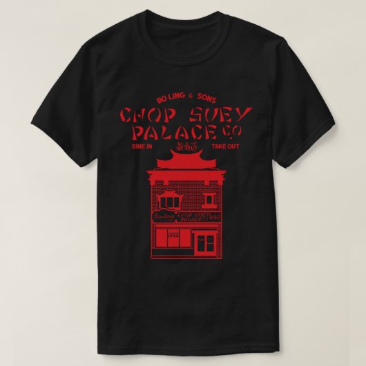 Chop Suey Palace T-shirt (Design voorkant)