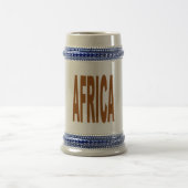 Chope 624 ml gris/bleu AFRICA (Centre)
