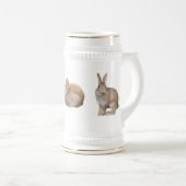 CHOPE À BIÈRE ウサギのマグカップ (Devant droit)