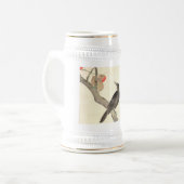 Chope À Bière 柿 に 烏, 抱 Persimmon et Crow, Hōitsu (Devant gauche)