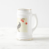 Chope À Bière 柿 に 烏, 抱 Persimmon et Crow, Hōitsu (Devant droit)