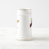 Chope À Bière 101st Orienteur Stein avec l'étiquette de garde (Centre)