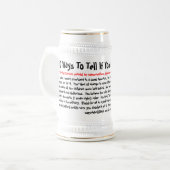 Chope À Bière 10 manières de dire si vous êtes conservateurs, (Devant gauche)