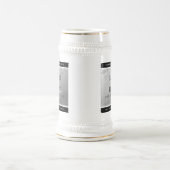 Chope À Bière 11ème anniversaire de Mariage en acier (Centre)