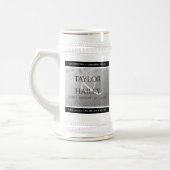 Chope À Bière 11ème anniversaire de Mariage en acier (Gauche)