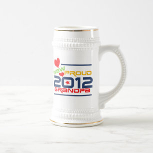 Chope À Bière 2012 T-shirts et cadeaux fiers de grand-papa