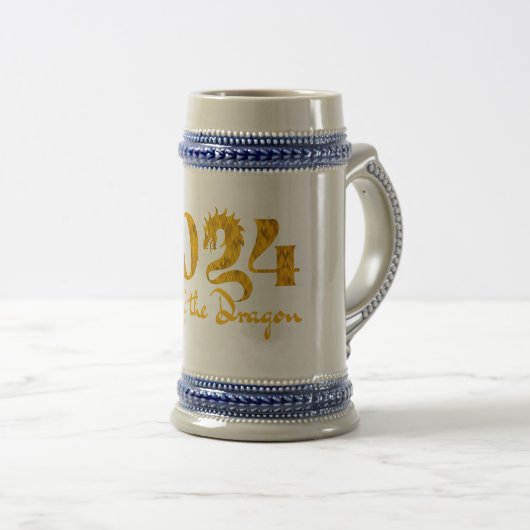 CHOPE À BIÈRE 2024 ANNÉE DE L'OR DRAGON (Devant droit)