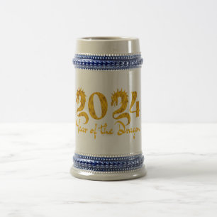 CHOPE À BIÈRE 2024 ANNÉE DU DRAGON EN OR