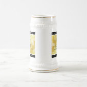 Chope À Bière 21ème anniversaire de Mariage en laiton (Centre)