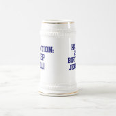 Chope À Bière 21ème bière heureuse faite sur commande Stein (Centre)