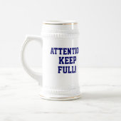 Chope À Bière 21ème bière heureuse faite sur commande Stein (Gauche)