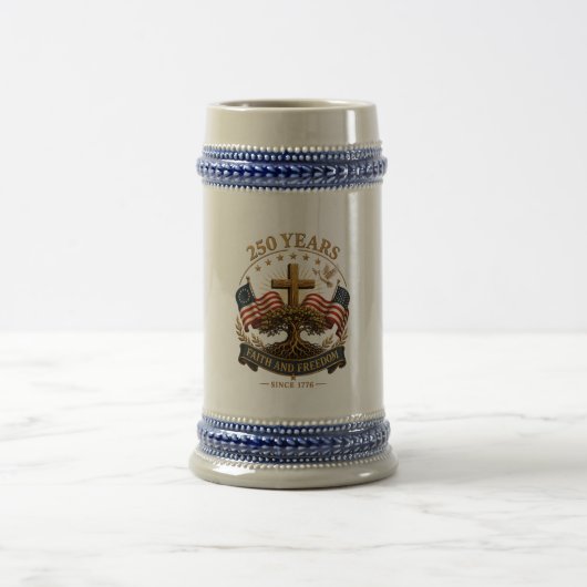 Chope À Bière 250 Ans de Foi et de Liberté (Centre)