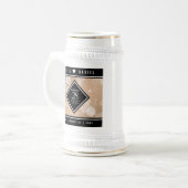 Chope À Bière 28e anniversaire du Mariage de lin élégant (Devant gauche)