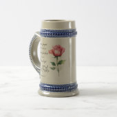 Chope À Bière 2 Timothée 4:7 - J'ai combattu le bon combat (Devant gauche)