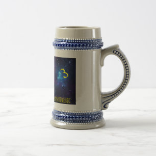 Chope À Bière 333 - LE NOMBRE d'ANGE (nébuleuses), 18oz Stein