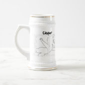 Chope À Bière 3 boîte sale Stein (Gauche)