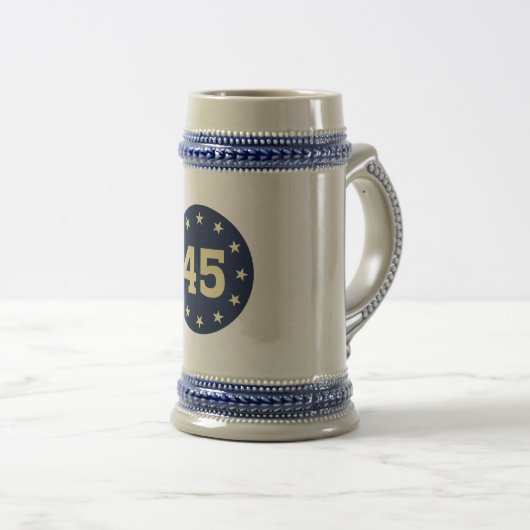 CHOPE À BIÈRE 45 BEER STEIN (Devant droit)