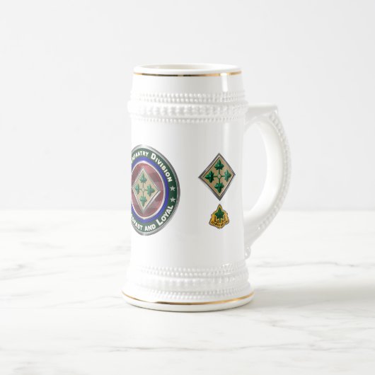 Chope À Bière 4e division d'infanterie (Devant droit)