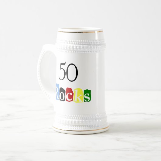 Chope À Bière 50 roches (Devant gauche)