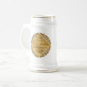 Chope À Bière 50e anniversaire du mariage d'or  (Devant gauche)