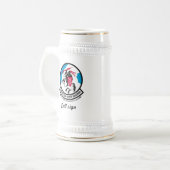 Chope À Bière 526th Signe fait sur commande de Stein w/call de (Devant gauche)