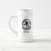Chope À Bière 526th Signe fait sur commande de Stein w/call de (Gauche)