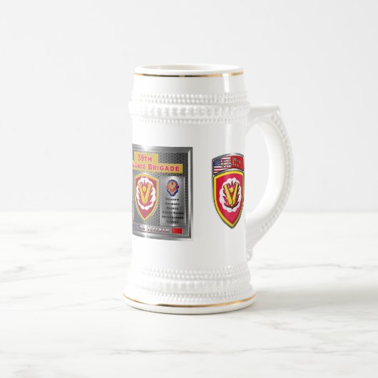 Chope À Bière 59e brigade d'ordonnance (Devant droit)