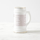 Chope À Bière 5ème Alaudae éléphant romain Stein de légion de J. (Devant droit)