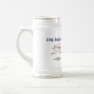 Chope À Bière 65e Division d'infanterie Association Beer Stein