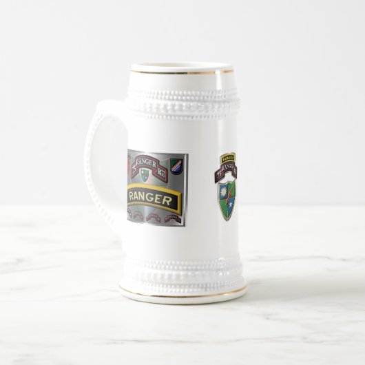 Chope À Bière 75e régiment de rangers (Devant gauche)