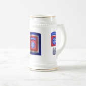 Chope À Bière 82e division aéroportée "All Way" (Devant droit)