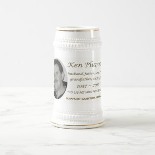 Chope À Bière "À nous il était mémorial de Ken Plummer du mon