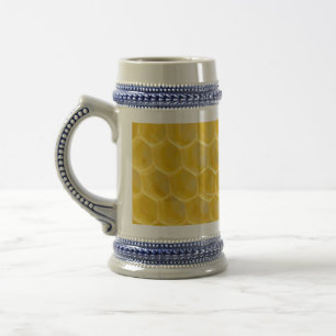 Chope À Bière abeille et nid d'abeille