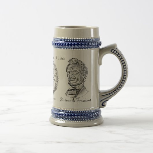 Chope À Bière Abraham Lincoln Stein commémoratif (Droite)