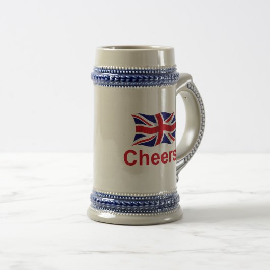 Chope À Bière Acclamations britanniques ! (Devant droit)