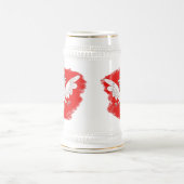 Chope À Bière Aigle blanc polonais (Centre)