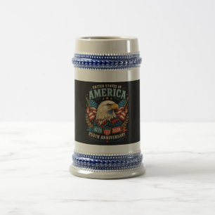 Chope À Bière Aigle de la célébration du 250e anniversaire de l'