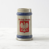 Chope À Bière Aigle de la fierté polonaise (Centre)