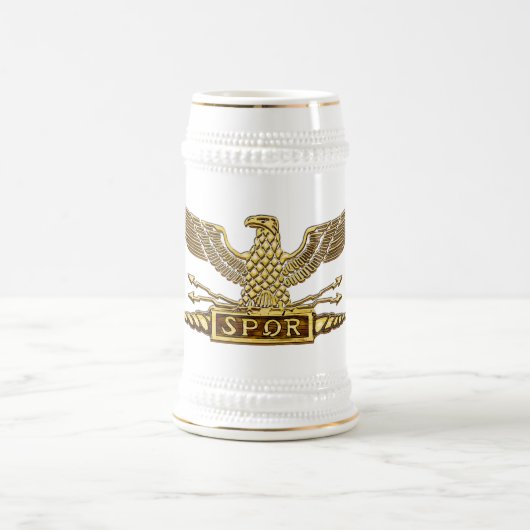 Chope À Bière Aigle de légion en or (Centre)