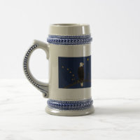 Aigle Et Drapeau De L'Alaska