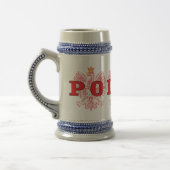 Chope À Bière Aigles rouges de Pologne (Gauche)
