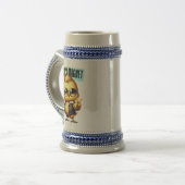 Chope À Bière Aimant Poussin Mignon Drôle de Pâques (Devant gauche)