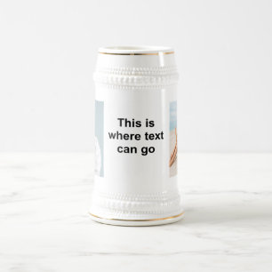Chope À Bière Ajouter votre propre photo et/ou texte