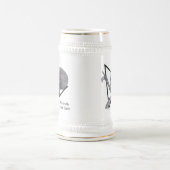 Chope À Bière Alien gris, la vérité est là (Centre)