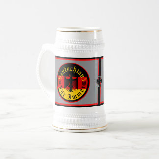 Chope À Bière Allemagne/Deutschland Forever/aigle noir/croix de