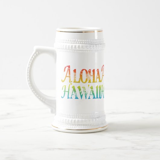 Chope À Bière Aloha Hawaii (Gauche)