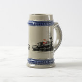 Chope À Bière Amateur de train (Devant droit)