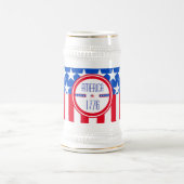 Chope À Bière Américain 1776 patriotique (Centre)