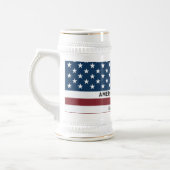 Chope À Bière American Freedom Personalized Name (Gauche)