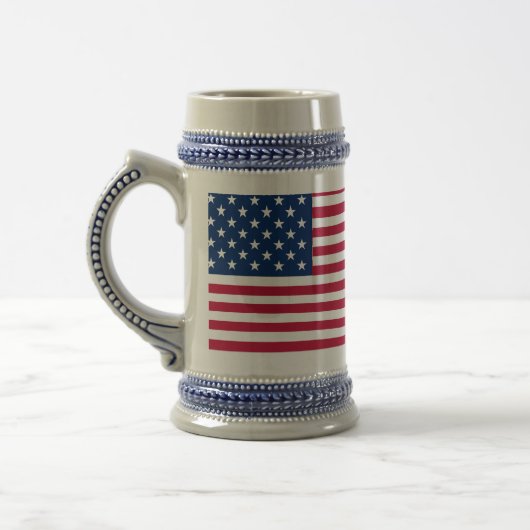 Chope À Bière American USA Flag Pride Design-76353 (Gauche)